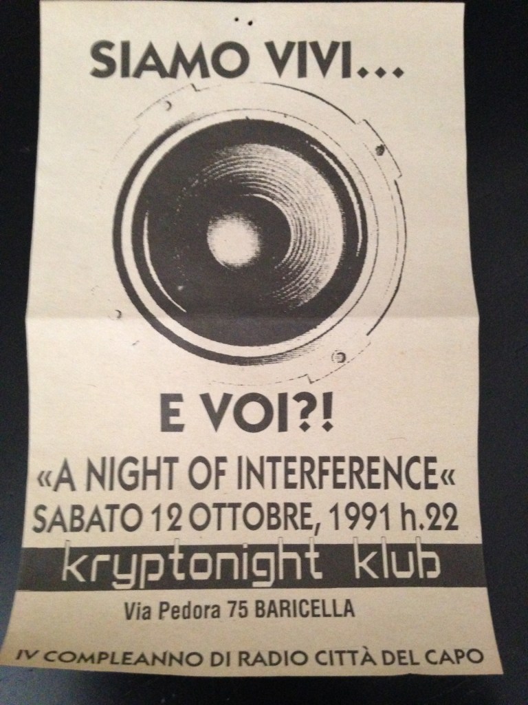 A Night of Interference: Tackhead + Bomb the Bass + DJ Spike, Krytonight Baricella 12/10/1992 